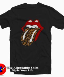 Rolling Stones Classic Leopard Tongue Unisex T-shirt On Sale Rolling Stones Classic Leopard Tongue Unisex T-shirt On Sale