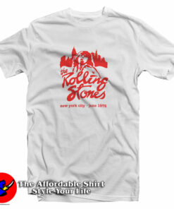 Rolling Stones Mick New York City June 1975 NYC T-Shirt Rolling Stones Mick New York City June 1975 NYC T-Shirt