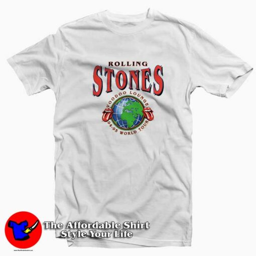 Rolling Stones Voodoo Lounge 94-95 World Tour T-Shirt Cheap