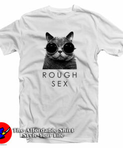 Rough Sex Cat Sunglasses T-Shirt Rough Sex Cat Sunglasses T-Shirt