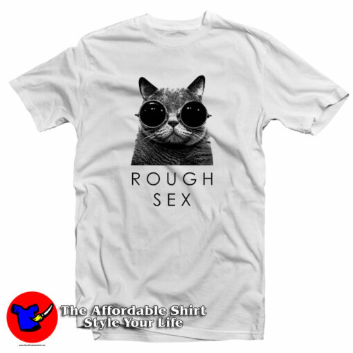 Rough Sex Cat Sunglasses T-Shirt