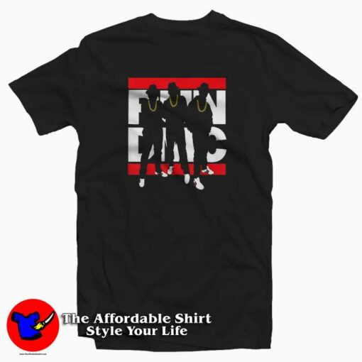 Run DMC Official Silhouette Graphic T-Shirt Cheap