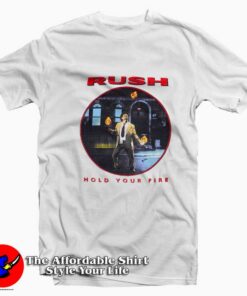 Rush Hold Your Fire Tour Vintage T Shirt On Sale 1