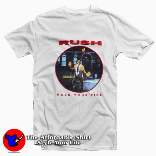 Rush Hold Your Fire Tour Vintage T-Shirt On Sale