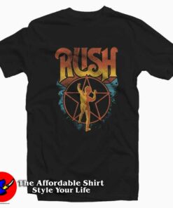 Rush Starman Band Vintage Unisex T-shirt On Sale Rush Starman Band Vintage Unisex T-shirt On Sale