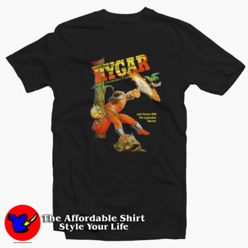 Rygar NES Retro Box Video Game Unisex T-Shirt On Sale