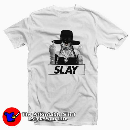 SLAY Beyonce Formation Middle Finger T-shirt On Sale