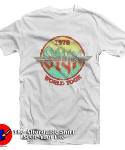 STYX World Tour 1978 Graphic Unisex T-Shirt For Style Your Life STYX World Tour 1978 Graphic Unisex T-Shirt For Style Your Life