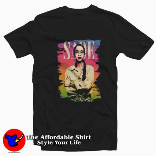 Sade Singer Songwriter Album Vintage T-shirt On Sale