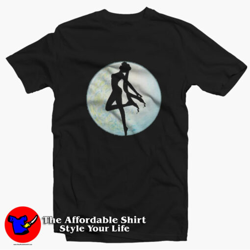 Sailormoon On The Moon Silhouette Unisex T-Shirt On Sale