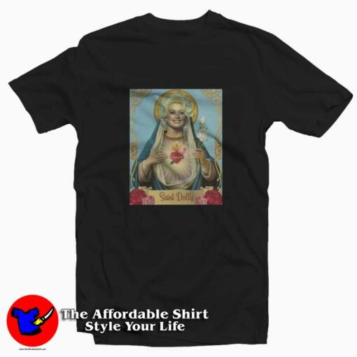 Saint Dolly Parton Vintage Legend Unisex T-shirt On Sale