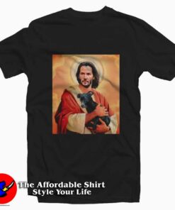 Saint Keanu Reeves The Savior Christ God T-Shirt On Sale Saint Keanu Reeves The Savior Christ God T-Shirt On Sale
