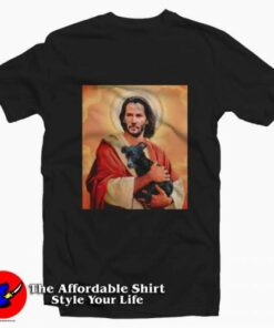 Saint Keanu Reeves The Savior Christ God T-Shirt On Sale