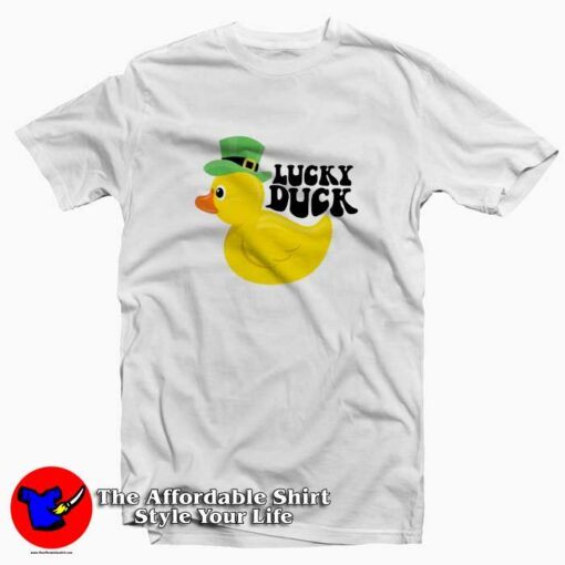 Saint Patricks Lucky Duck T-Shirt For Gift Irish Day