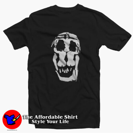 Salvador Dali Skull Art Vintage Unisex T-shirt On Sale