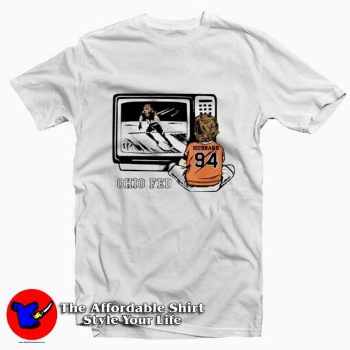 Sam Hubbard Ohio Fed Watching TV Graphic T-Shirt On Sale