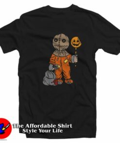 Sam Trick R Treat Halloween Graphic Unisex T-Shirt On Sale