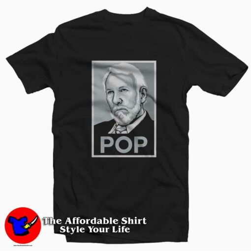 San Antonio Coach Gregg Popovich Unisex T-shirt On Sale