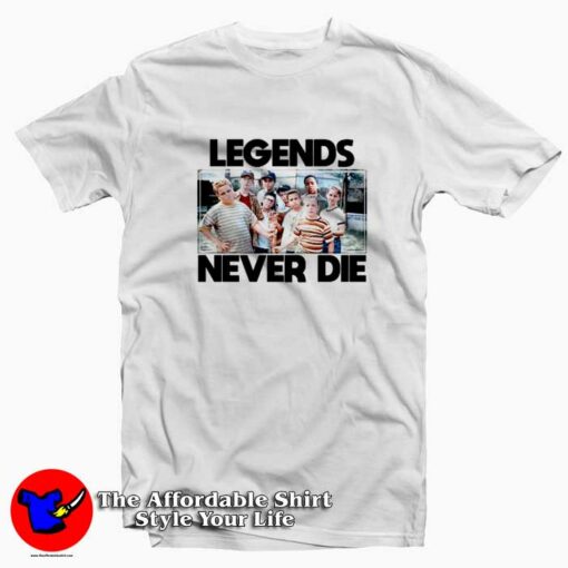 Sandlot Legends Never Die Squad Vintage T-Shirt On Sale