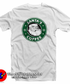Santa Coffee Funny Christmas T-Shirt Santa Coffee Funny Christmas T-Shirt