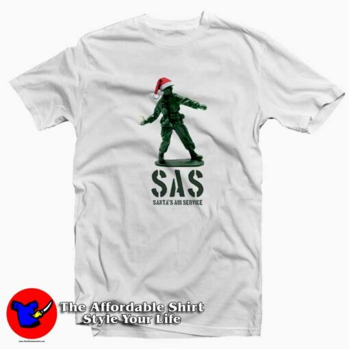 Sas Santa Air Service Christmas Unisex T-shirt On Sale