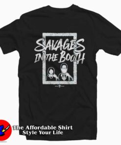 Savages In The Booth John Sterling Suzyn Waldman T-Shirt On Sale Savages In The Booth John Sterling Suzyn Waldman T-Shirt On Sale