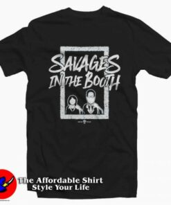 Savages In The Booth John Sterling Suzyn Waldman T-Shirt On Sale Savages In The Booth John Sterling Suzyn Waldman T-Shirt On Sale