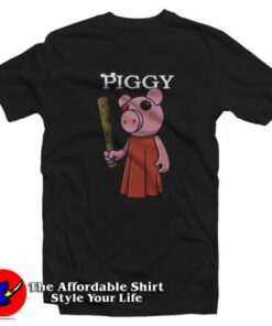 Scary Piggy Roblox Piggy Cartoon Unisex T-Shirt On Sale