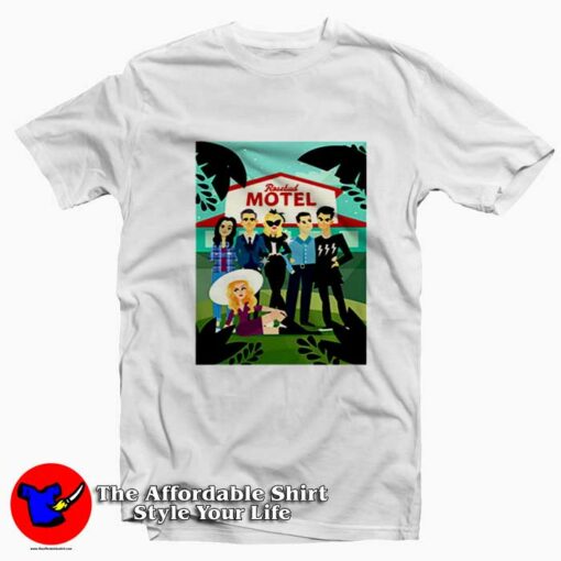 Schitt’s Creek Character Rosebud Motel Graphic T-Shirt On Sale