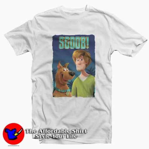 Scoob! Movie Shaggy And Scooby T-Shirt Cheap