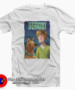 Scoob! Movie Shaggy And Scooby T-Shirt Cheap Scoob! Movie Shaggy And Scooby T-Shirt Cheap