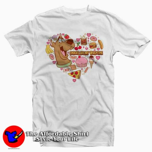 Scooby Doo Snacks My Valentine T Shirt For Men Or Women