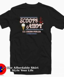 Scoops Ahoy Hawkins Stranger Things T-Shirt Cheap