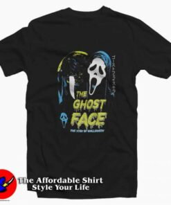 Scream Ghost Face Icon Of Halloween Unisex T-shirt On Sale