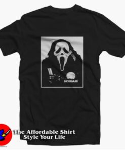 Scream Poster Movie Horror Retro Unisex T-Shirt On Sale
