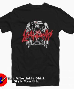 Seahawks Parody Vintage Slayer Graphic T-Shirt On Sale