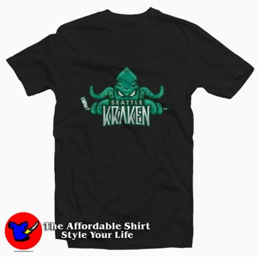 Seattle Kraken Graphic Logo Unisex T-shirt On Sale