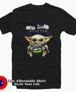 Seattle Seahawks Baby Yoda Tee Shirt