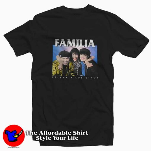 Selena Quintanilla Familia Los Dinos Unisex T-shirt On Sale