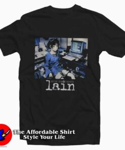 Serial Experiments Lain Anime Graphic Unisex T-Shirt On Sale Serial Experiments Lain Anime Graphic Unisex T-Shirt On Sale