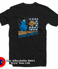 Sesame Street Cookie Monster 8-Bit Unisex T-Shirt On Sale Sesame Street Cookie Monster 8-Bit Unisex T-Shirt On Sale