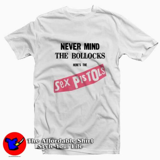 Sex Pistols Never Mind The Bollocks Pink Unisex T-shirt On Sale