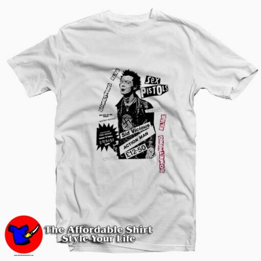 Sex Pistols Sid Vicious Swastika Chaeyoung T-Shirt On Sale