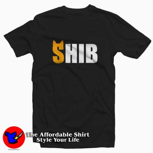 Shiba Inu Coin Token Graphic Cryptocurrency T-shirt On Sale