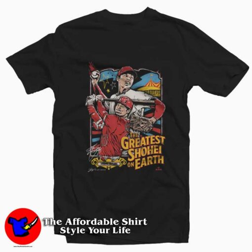 Shohei Ohtani The Greatest Shohei On Earth T-Shirt On Sale