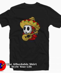 Shy Guy Sombrero Funny Mario Odyssey Unisex T-shirt On Sale Shy Guy Sombrero Funny Mario Odyssey Unisex T-shirt On Sale