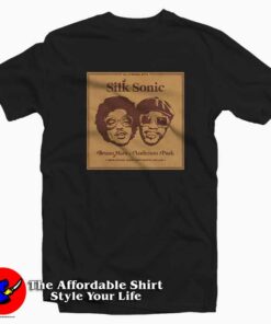 Silk Sonic Bruno Mars and Anderson Paak T-shirt On Sale Silk Sonic Bruno Mars and Anderson Paak T-shirt On Sale
