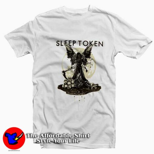 Sleep Token Winged Reaper Graphic Unisex T-Shirt On Sale