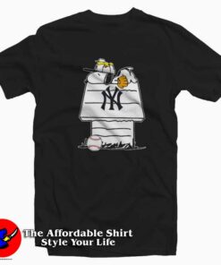Snoopy Baseball New York Yankees Unisex T-shirt On Sale Snoopy Baseball New York Yankees Unisex T-shirt On Sale