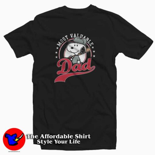 Snoopy Dad Father Day Most Valuable T-shirt Father’s Day Gift On Sale